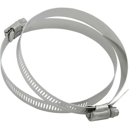 Allstar Performance 4.5 in. OD No.64 Hose Clamps, 2PK ALL18342